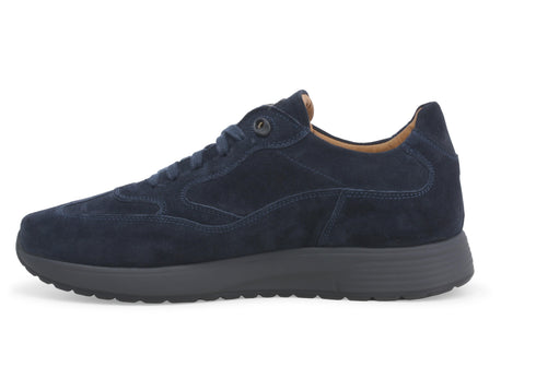 Melluso Uomo Scarpe basse Camoscio U16252D-228026 Blu